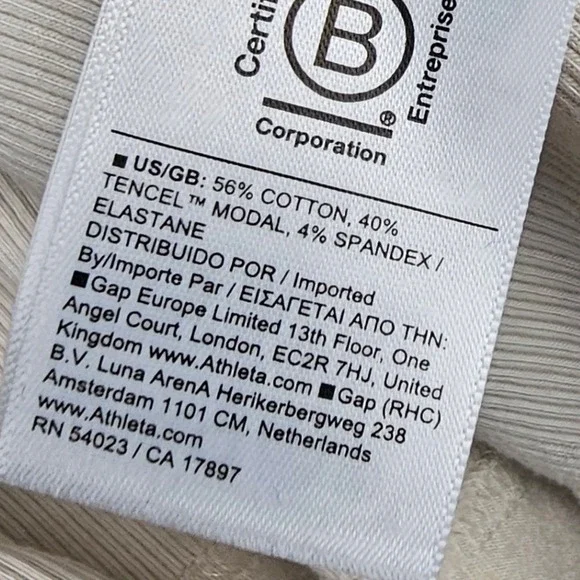 Athleta Ribbed Open Front Cardigan Wrap Cream Women's XL Shawl Collar - Picture 4 of 7